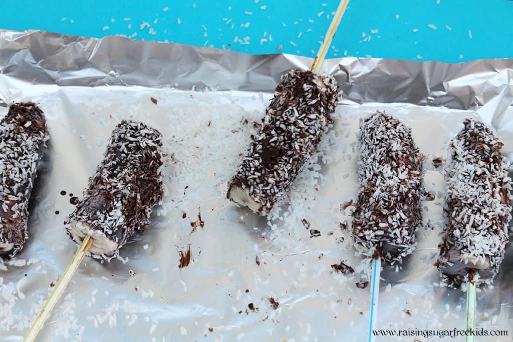 3 Ingredient Banana Choc Ices | Add Some Veg