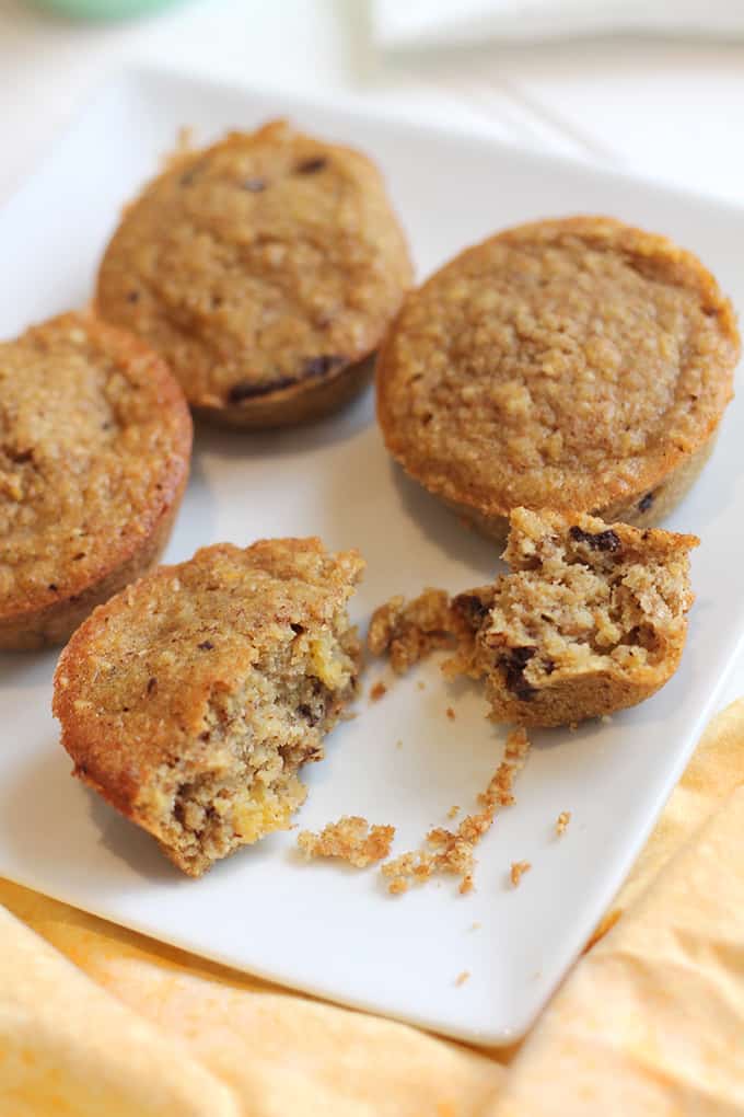 One-Bowl Sugar Free Pumpkin & Ginger Muffins