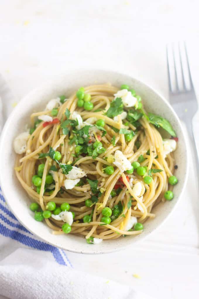 Crab & Lemon Spaghetti