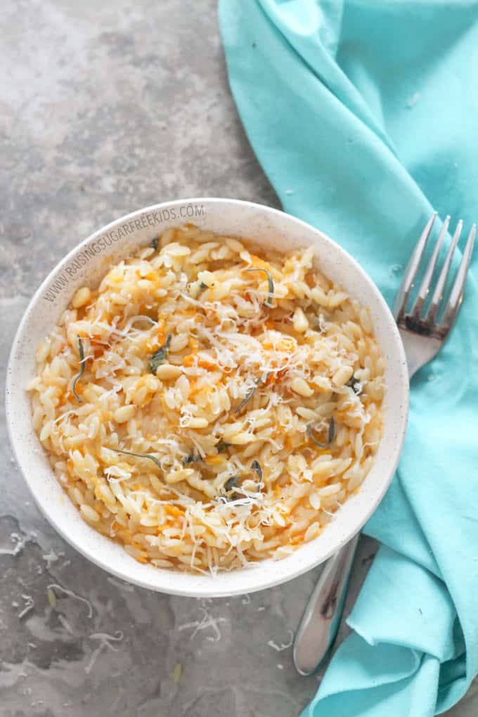 Squash & Sage Orzo Pasta