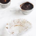 Low Sugar Chocolate Peanut Butter Cups (with Variations) | Raising Sugar Free Kids - an easy recipe for almost-instant low sugar chocolate peanut butter cups made using just a couple of real food ingredients. There are also variations for: peppermint, pumpkin spice, caramel and coconut!
