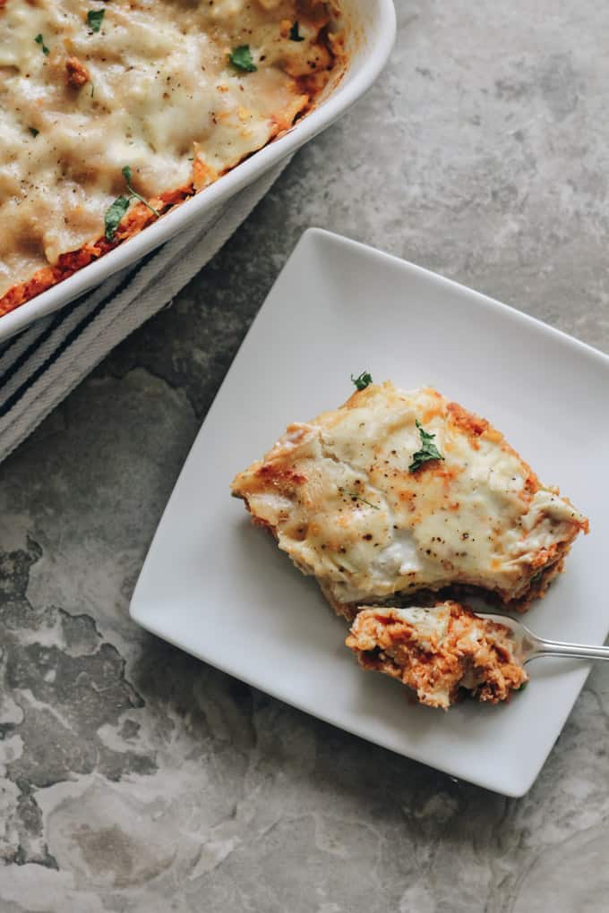 Classic Vegetable-Packed Lasagne
