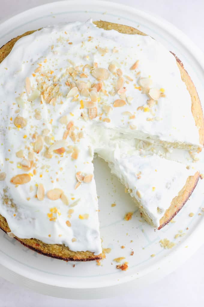 Sugar Free Blood Orange & Almond Cake (Flourless)