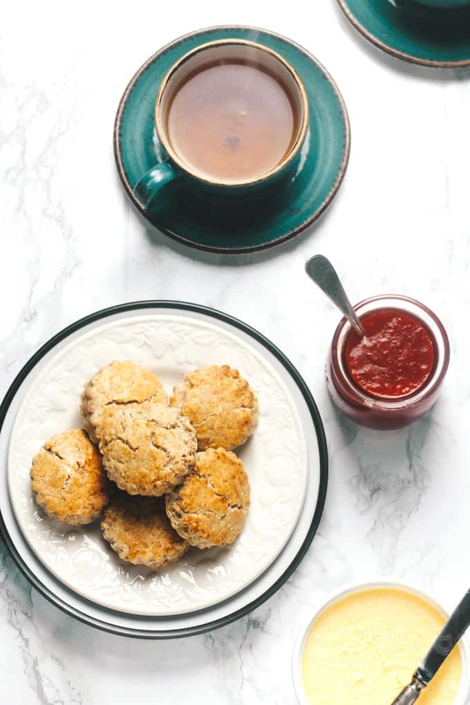A Sugar Free Valentine’s Cream Tea (Scones, Jam, Cream)