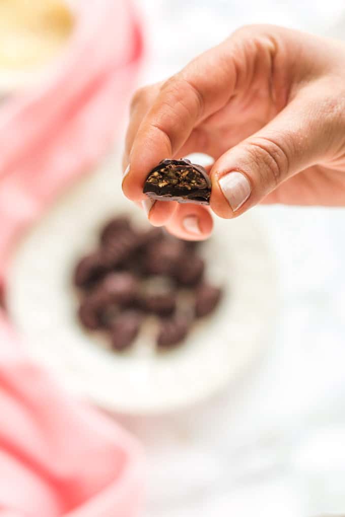 Low Sugar Chocolate Praline Easter Eggs