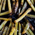 Parmesan-Coated Swede (Rutabaga) Fries | Raising Sugar Free Kids - these fries are naturally sweet, cheesy and delicious! A perfect side dish for pretty much anything, low carb, and with loads more flavour than standard potato fries! #sugarfree #lowcarb