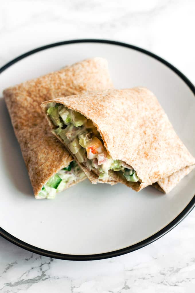 Chicken & Avocado Wraps