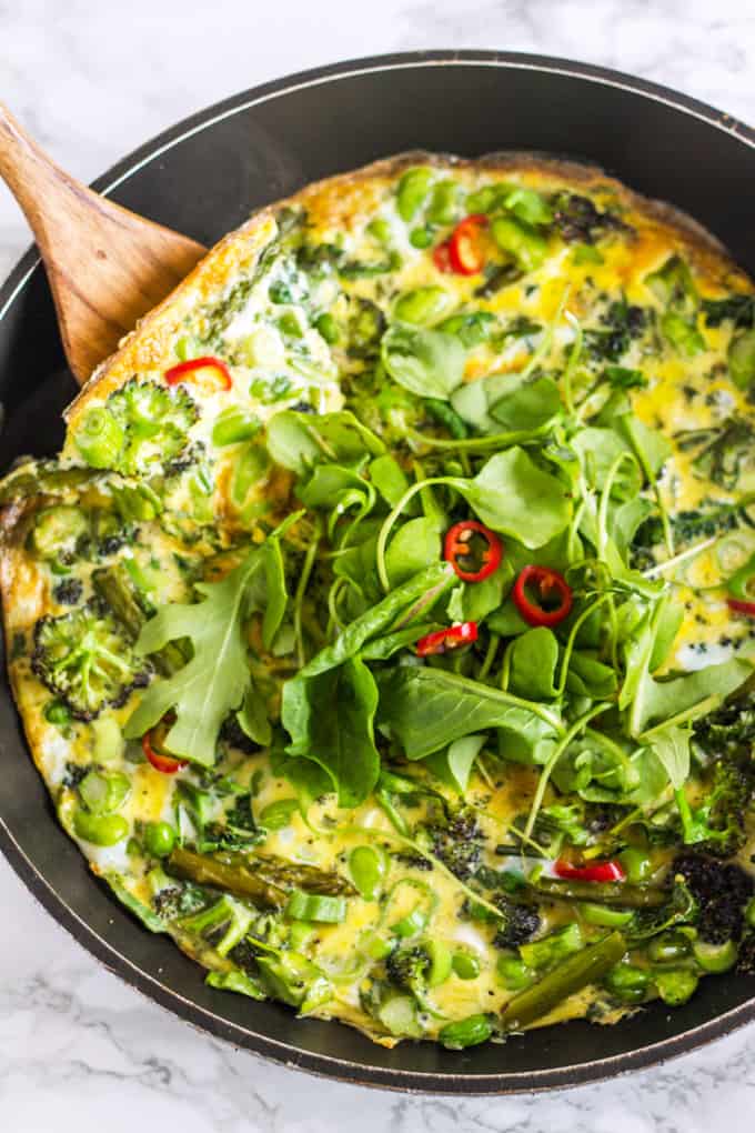 Spring Vegetable Breakfast Frittata
