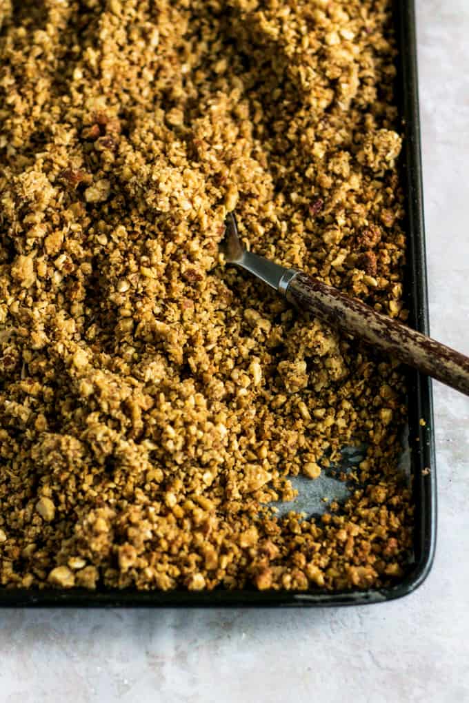 Low Sugar Simple Nutty Granola