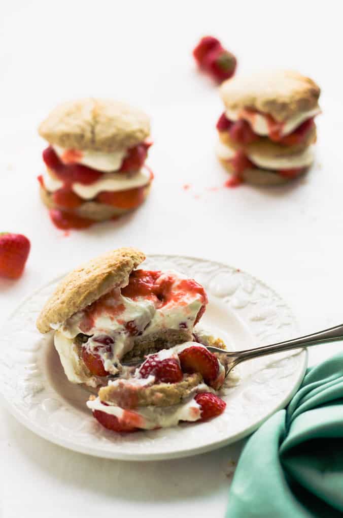 Sugar Free Strawberry Shortcake