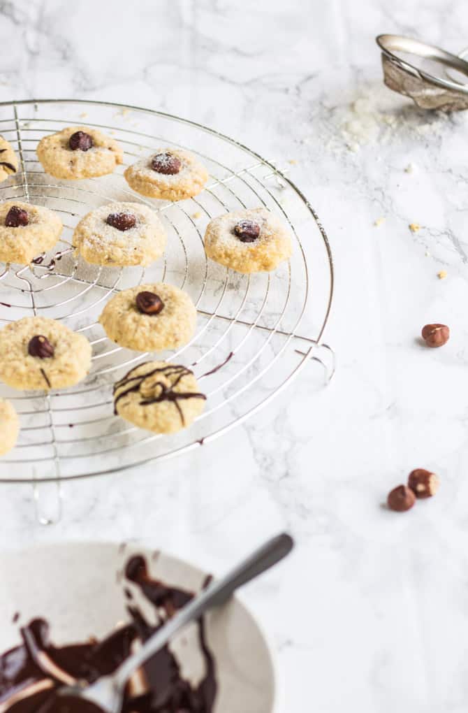 Sugar + Gluten Free Hazelnut Cookies
