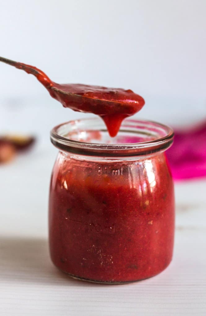 Low Sugar Plum & Rosemary Jam