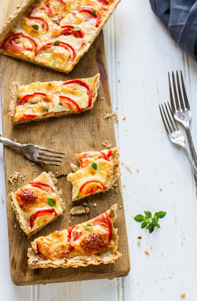 Maman’s Tomato & Mozzarella Tart