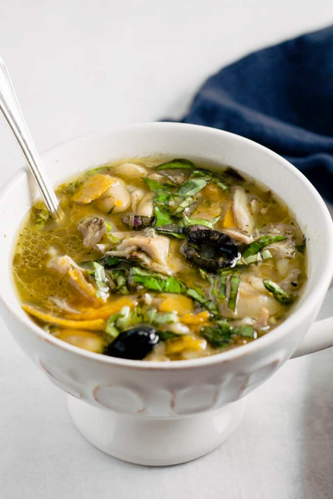 Instant Pot Chicken & Bean Soup