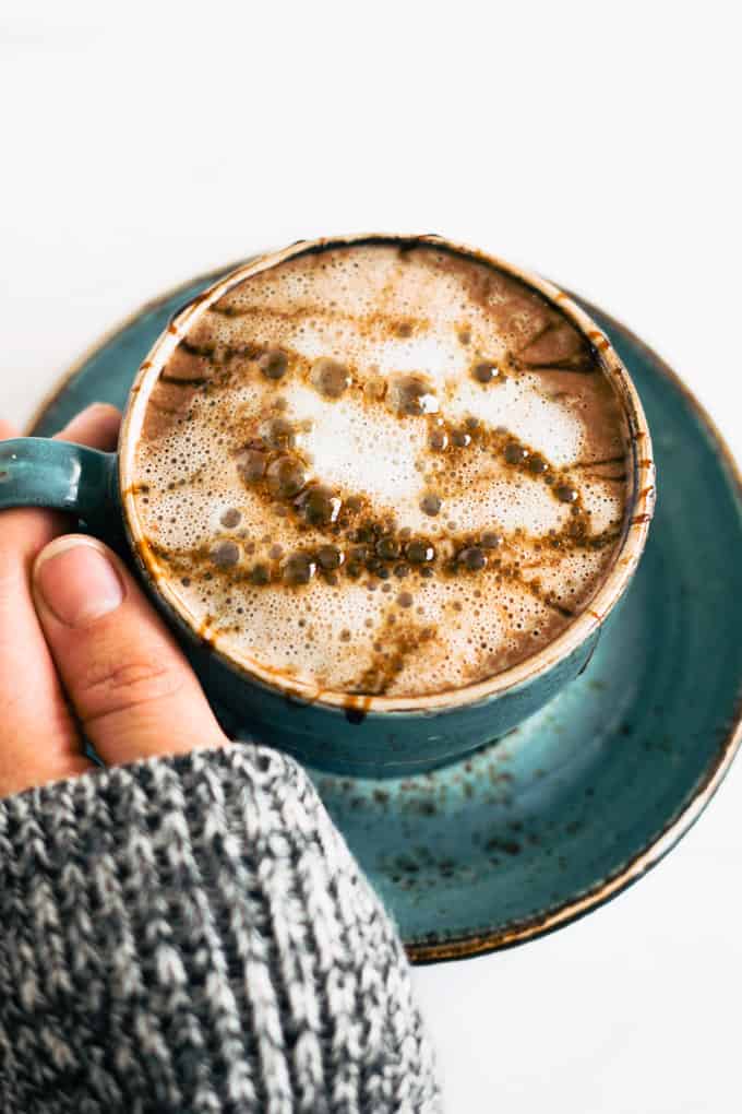 Low Sugar Gingerbread Hot Chocolate