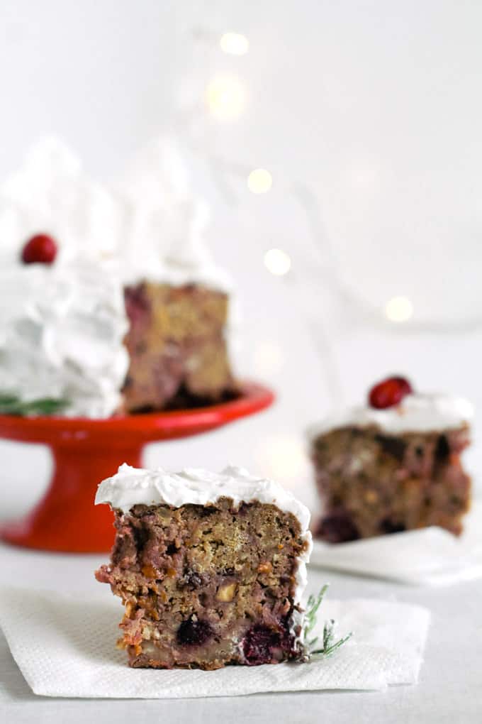 Low Sugar Christmas Cake (Gluten Free)