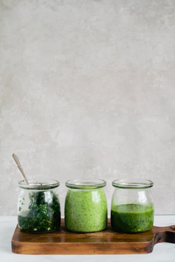 Parsley Pesto – 3 Ways