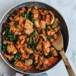 15-Minute Italian Butter Bean Stew | Add Some Veg - a super simple meal made mostly from tins and jars your can keep on hand in your cupboard. Easy, quick, healthy, veg-packed. #sugarfree #glutenfree #onepot #realfood #addsomeveg