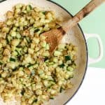 The Best Fried Potatoes (with extra veg) | Add Some Veg - this simple one-pot 30-minute dish is a perfect alternative for a family who loves chips (fries). Contains extra veggies, is gluten free, vegan and comes with some super-quick suggestions of how to turn it into a hearty breakfast, lunch or dinner for all! #sugarfree #vegan #glutenfree #addsomeveg #vegetarian #potatoes