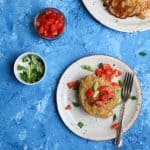 Easy Corn Fritters to Start Your Day with Veg | Add Some Veg - start your day with a few serves of veggies the easy way with these delicious, one-bowl, 15 minute corn fritters. Crispy, fluffy, veg-packed and an easy one to get kids tucking into veg. #veggieloaded #kidfriendly #breakfast #pancakes